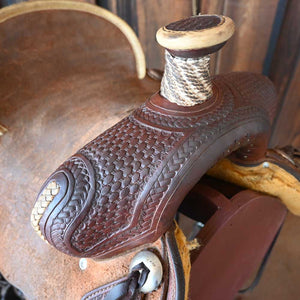 14" USED ROBERT TESKEY RANCH ASSOCIATION SADDLE