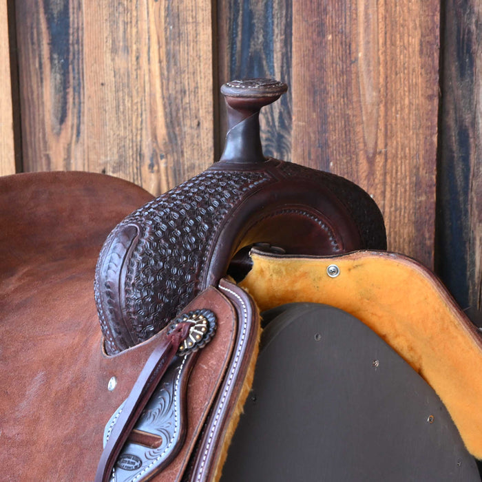 15.5" JEFF SMITH BUSTER WELCH RANCH CUTTER SADDLE
