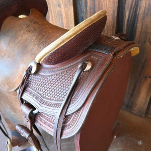 14" USED ROBERT TESKEY RANCH ASSOCIATION SADDLE Saddles Robert Teskey