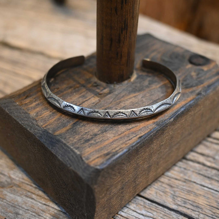 Sterling Silver Navajo Cuff Bracelet