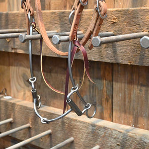Cow Horse Supply Bridle - No Hit - Smooth Snaffle Sliding Gag CHS101 Tack - Training - Headgear Cow Horse Supply   