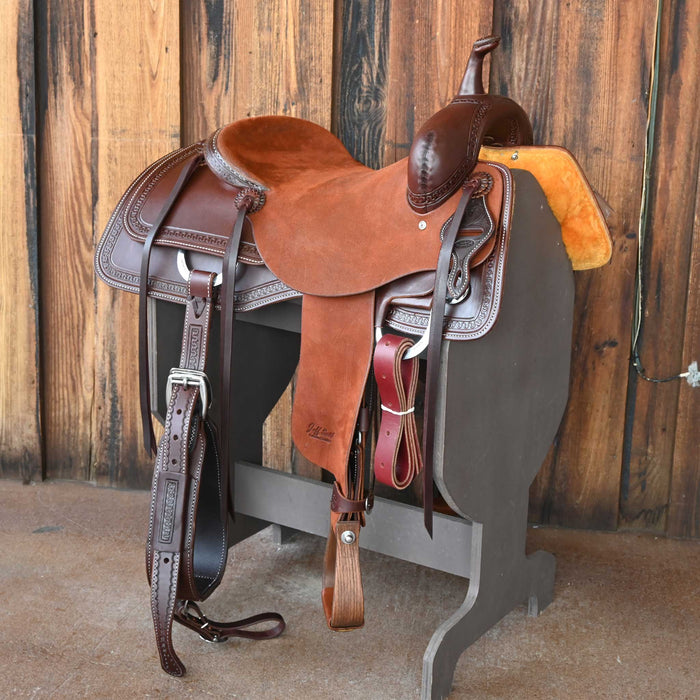15.5" JEFF SMITH BEAU GALYEAN CUTTING SADDLE