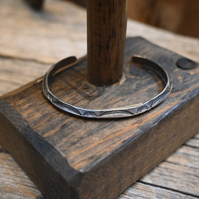 Sterling Silver Navajo Cuff Bracelet