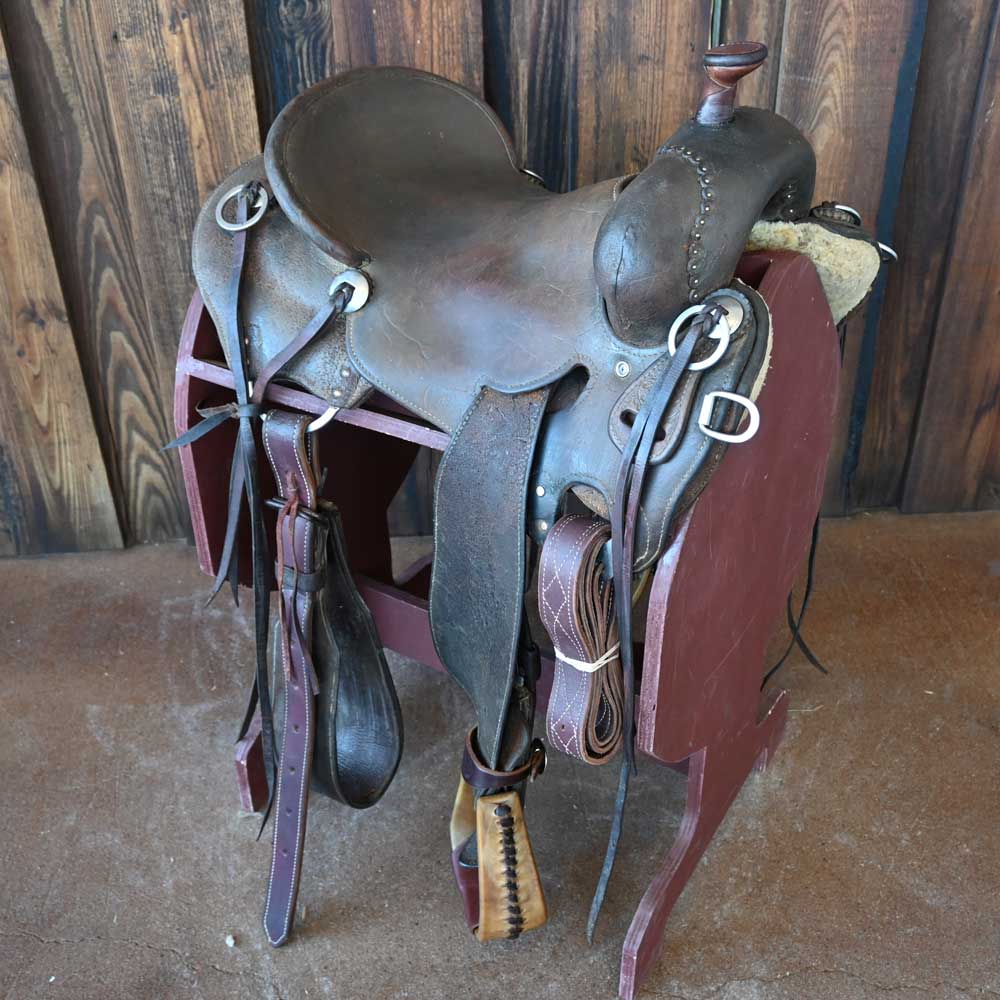 15" USED TRENT WARD RANCH SADDLE Saddles Trent Ward