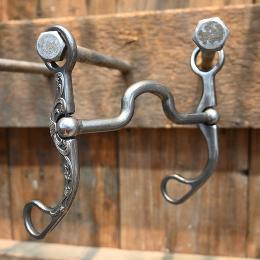 Brandon Anthony Silver Mounted Solid Square Port Bit 1977 Tack - Bits Brandon Anthony