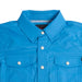 Rock & Roll Denim Boy's Tek Solid Blue Pearl Snap Shirt KIDS - Boys - Clothing - Shirts - Short Sleeve Shirts Panhandle