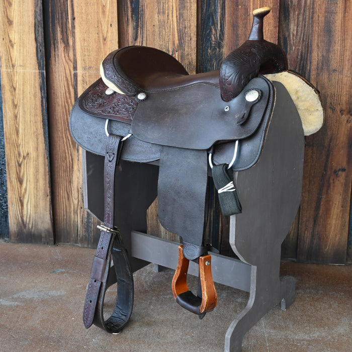 17" USED BILLY COOK TRAIL SADDLE