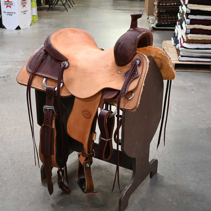 16.5" TESKEY'S RANCH CUTTER SADDLE