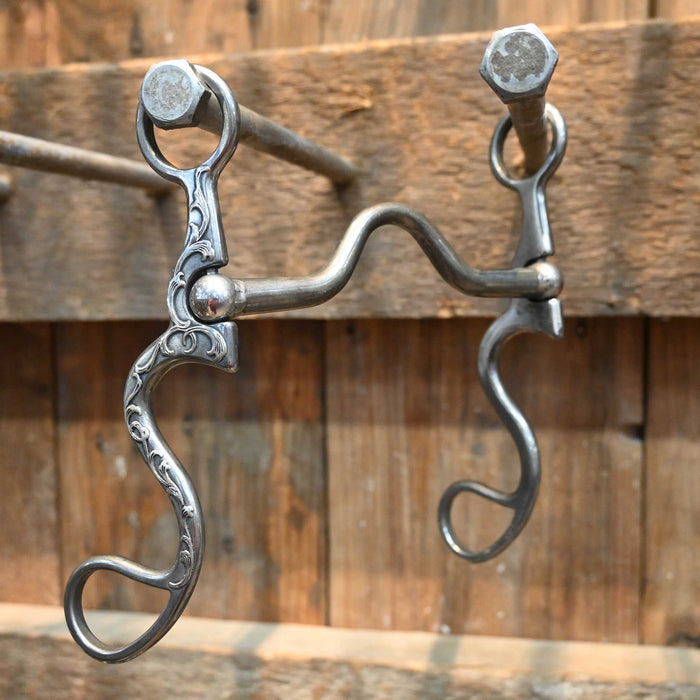 Brandon Anthony Silver Mounted Low Port Bit 1979 Tack - Bits Brandon Anthony