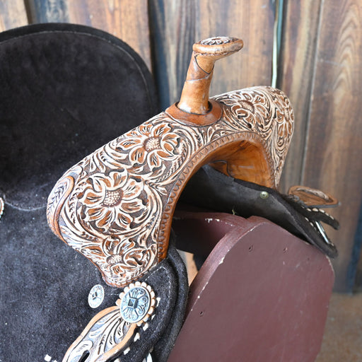 13.5" SEVEN LIGHTWEIGHT NEOPRENE BARREL SADDLE Saddles - New Seven Saddle