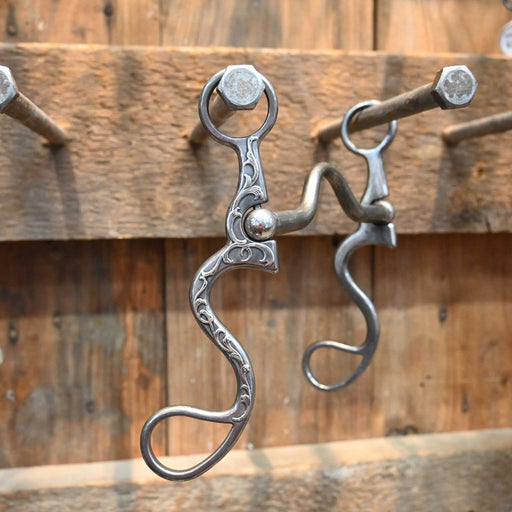 Brandon Anthony Silver Mounted Low Port Bit 1979 Tack - Bits Brandon Anthony