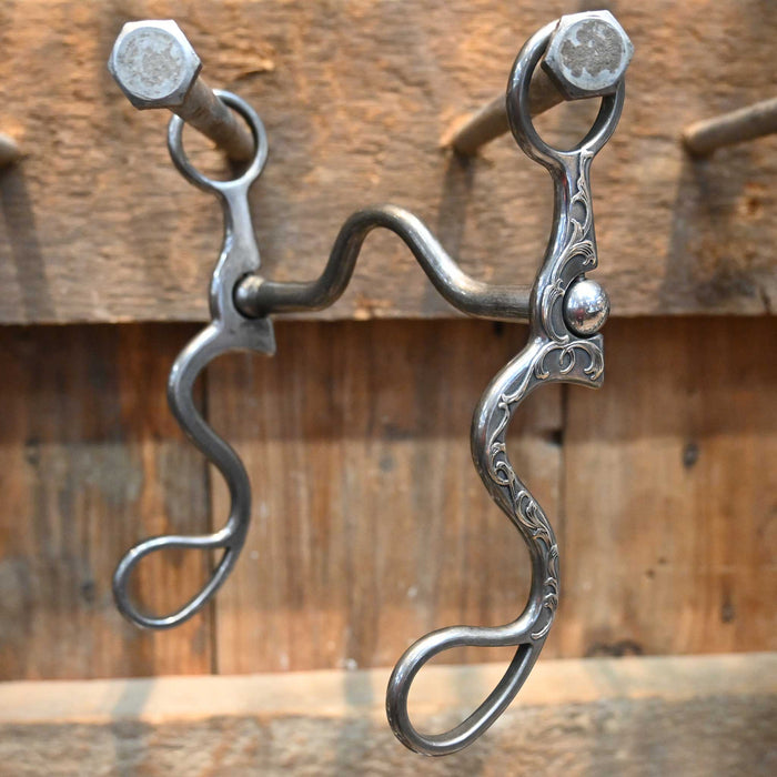Brandon Anthony Silver Mounted Low Port Bit 1979 Tack - Bits Brandon Anthony