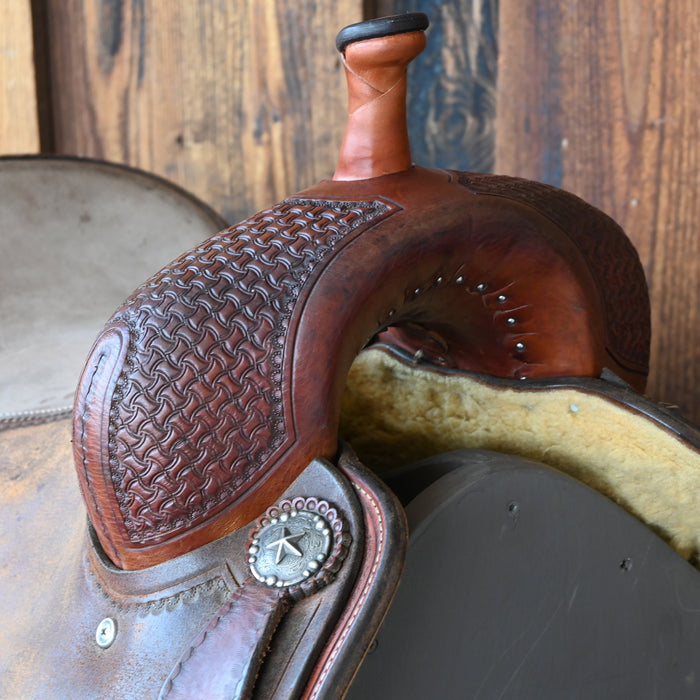 16" USED MARTIN RANCH CUTTER SADDLE
