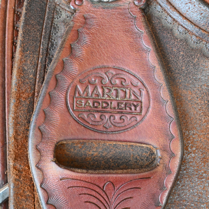 16" USED MARTIN RANCH CUTTER SADDLE