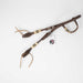 NEW Diamond Tooled Oiled Leather One Ear Headstall W/ Rawhide Buttons Sale Barn Teskey's   