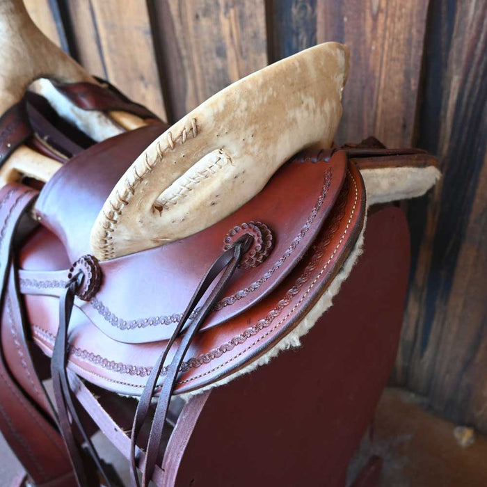 15.5" USED TIMBER CREEK MULE SADDLE Saddles - Used TIMBER CREEK OUTFITTERS
