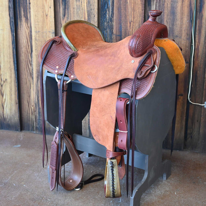 17" TESKEY'S STRIP DOWN RANCH SADDLE Saddles - New Teskey's Saddlery
