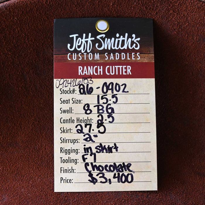 15.5" JEFF SMITH BEAU GALYEAN RANCH CUTTER SADDLE