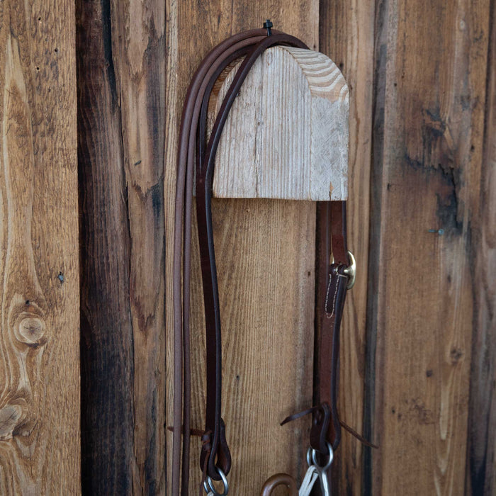Trammell Copper Port Bridle Rig w/Split Ear Headstall Sale Barn Trammell