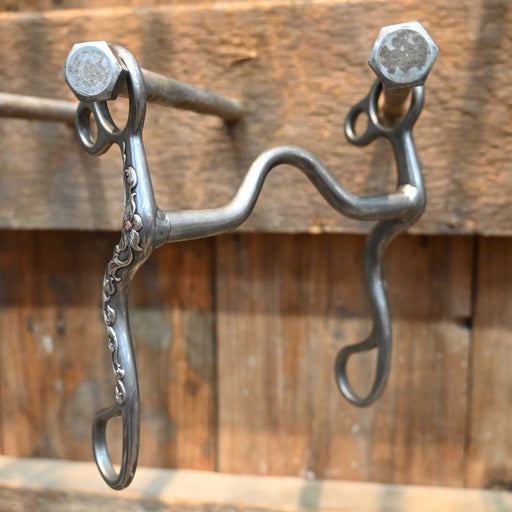 Brandon Anthony Silver Mounted Solid Port Bit 1981 Tack - Bits Brandon Anthony