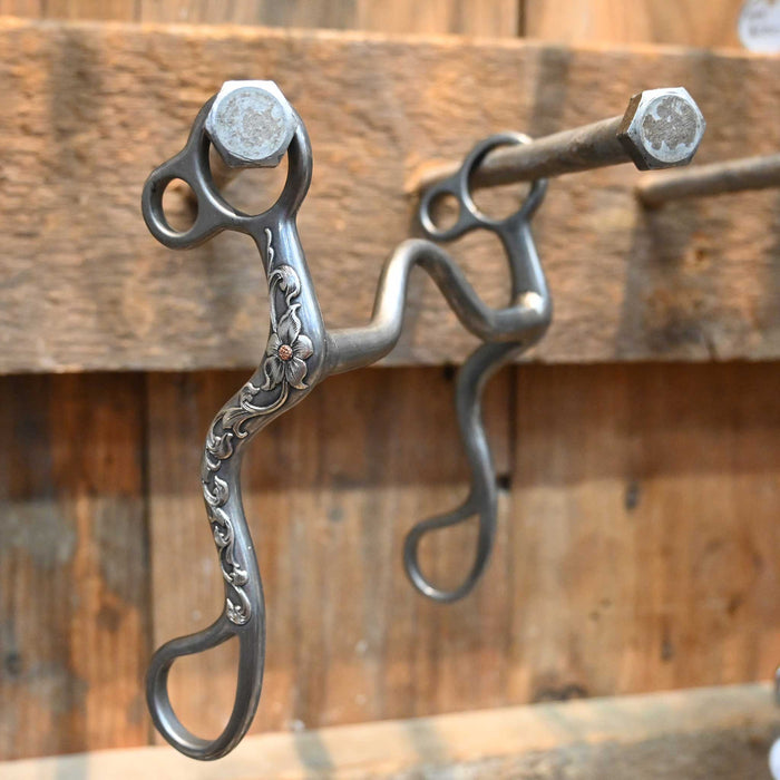 Brandon Anthony Silver Mounted Solid Port Bit 1981 Tack - Bits Brandon Anthony