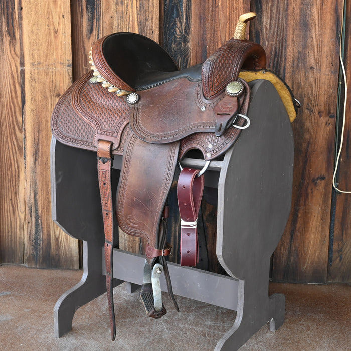 14.5" USED TESKEY'S BARREL SADDLE