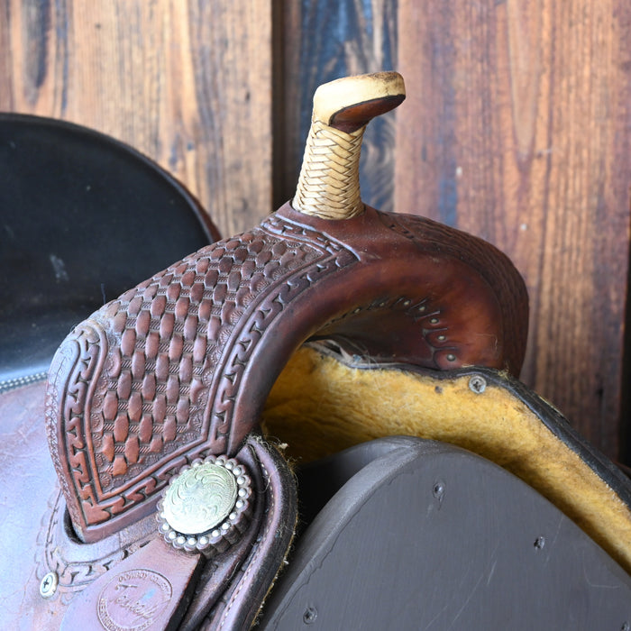 14.5" USED TESKEY'S BARREL SADDLE