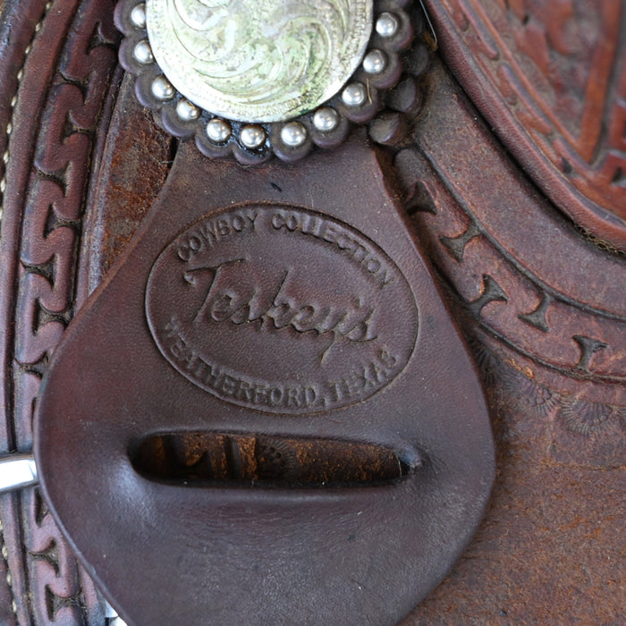 14.5" USED TESKEY'S BARREL SADDLE