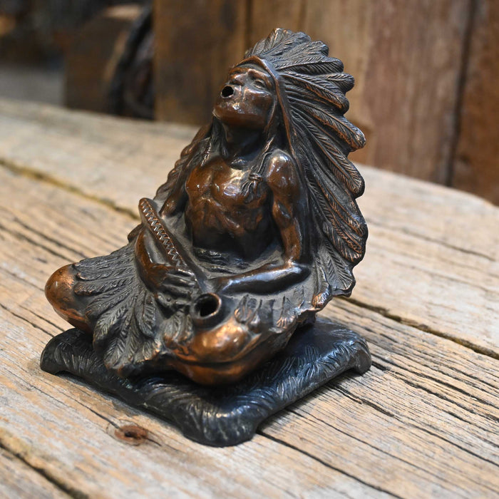 1920's-30's Rare Indian Chief Incense Burner
