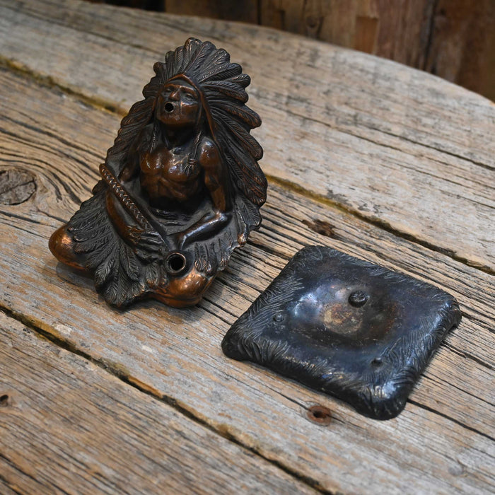 1920's-30's Rare Indian Chief Incense Burner