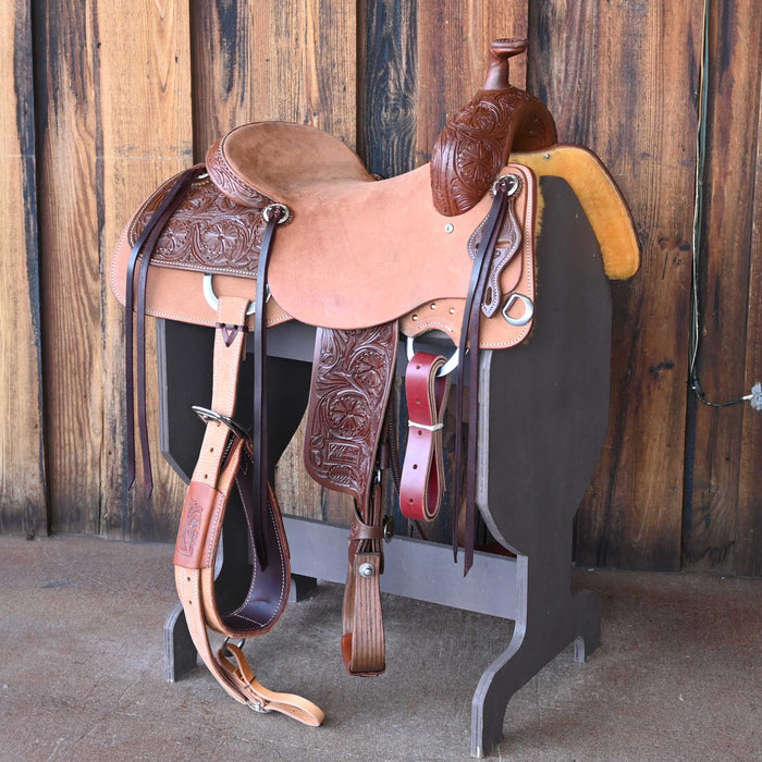 15.5" JEFF SMITH BUSTER WELCH RANCH CUTTER SADDLE Saddles - New Jeff Smith