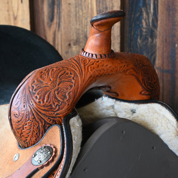 16" USED HIGH HORSE BARREL SADDLE