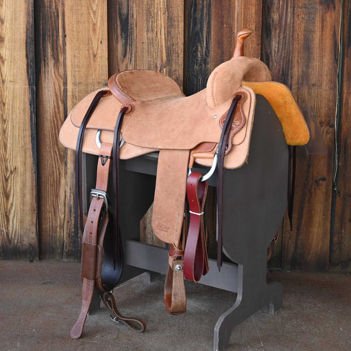 16.5" JEFF SMITH BEAU GALYEAN CUTTING SADDLE