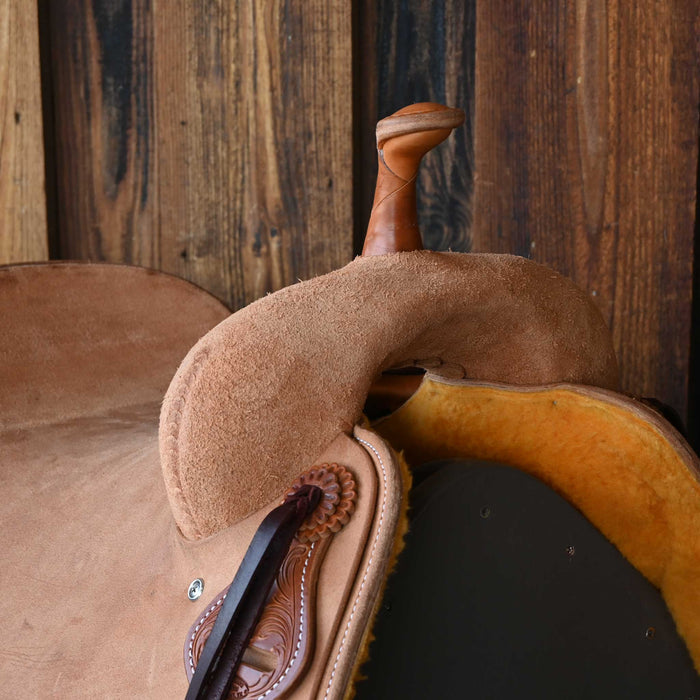 16.5" JEFF SMITH BEAU GALYEAN CUTTING SADDLE