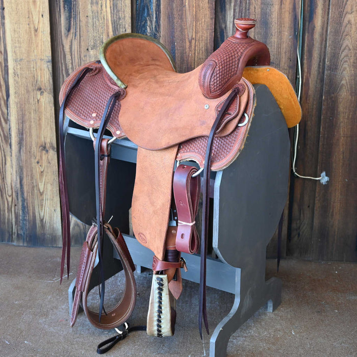 14.5" TESKEY'S STRIP DOWN RANCH SADDLE Saddles - New Teskey's Saddlery