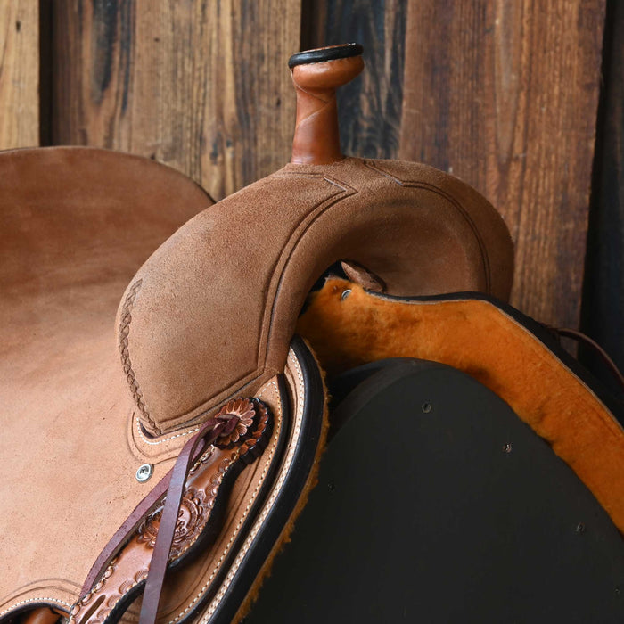 15.5" TESKEY'S PRO CUTTER RANCH CUTTER SADDLE