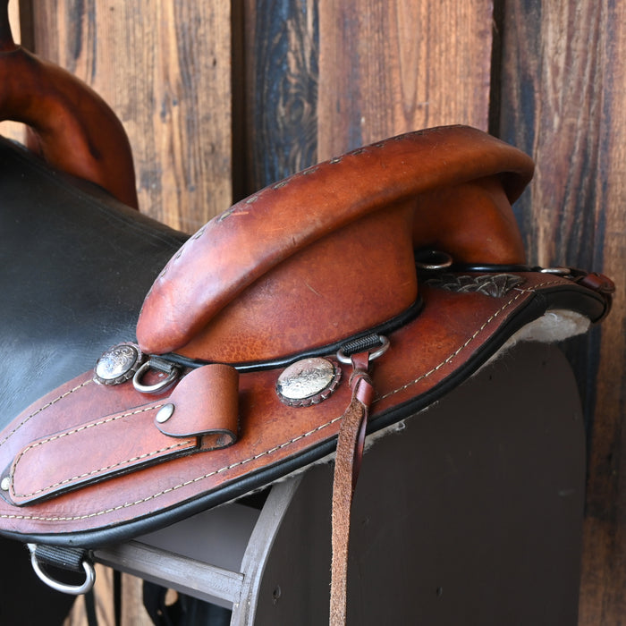 15.5" USED GENUINE TREELESS BARREL SADDLE