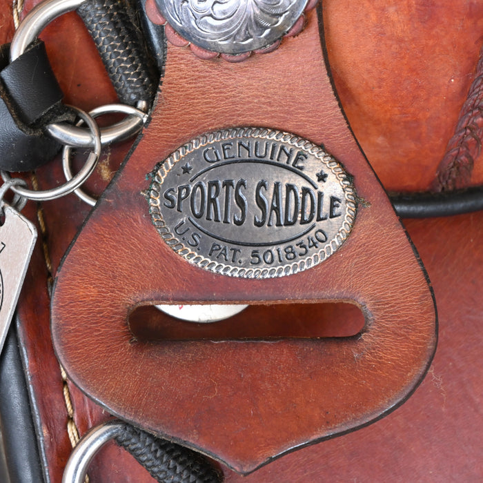 15.5" USED GENUINE TREELESS BARREL SADDLE