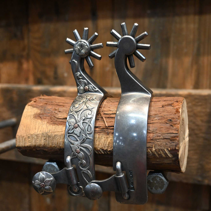 B. Anthony Silver Mounted 10pt. Spurs