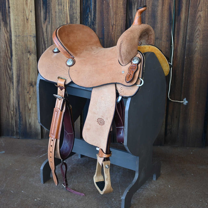 16" TESKEY'S BARREL SADDLE Saddles - New Teskey's Saddlery