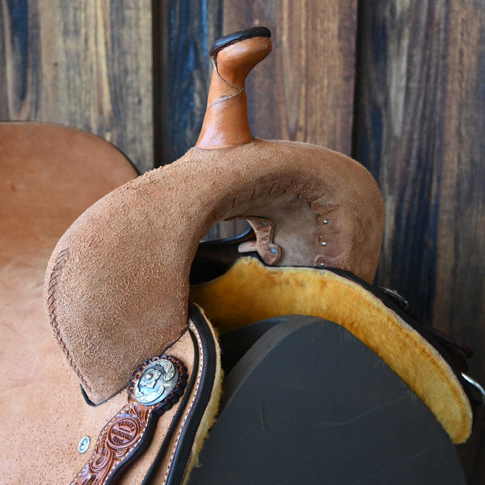 16" TESKEY'S BARREL SADDLE Saddles - New Teskey's Saddlery
