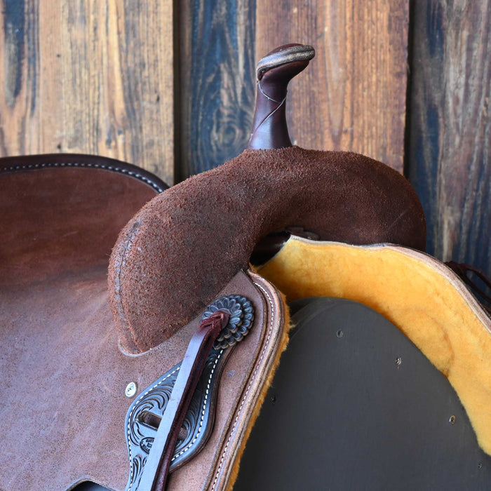 15.5" JEFF SMITH BEAU GALYEAN CUTTING SADDLE