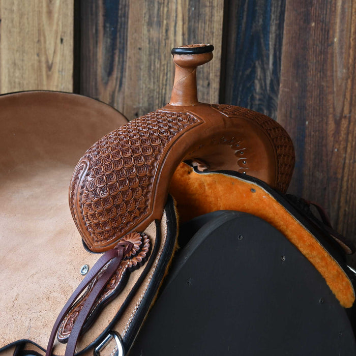 15.5" TESKEY'S RANCH CUTTER SADDLE