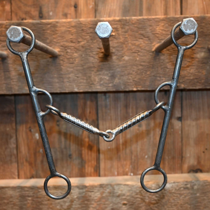 Rod Teuscher Rebar Snaffle GAG Bit 1620 Tack - Bits Rod Teuscher