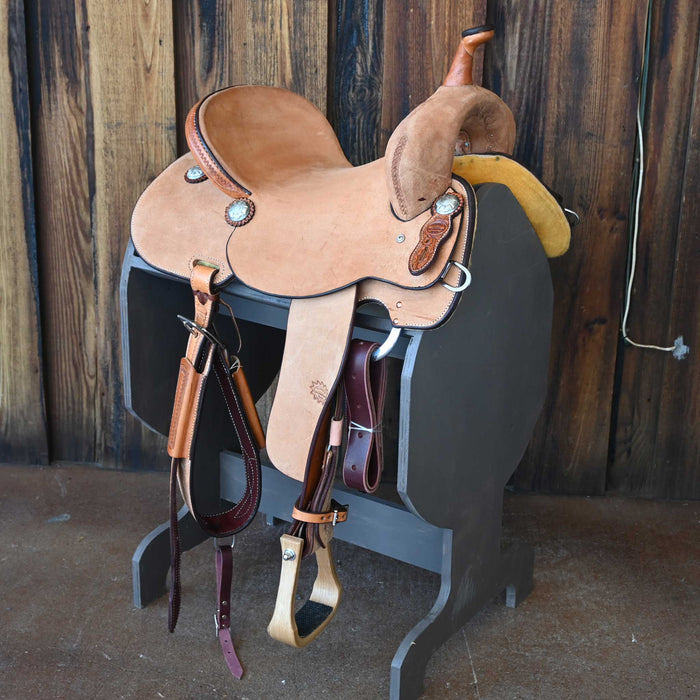 15" TESKEY'S BARREL SADDLE Saddles - New Teskey's Saddlery