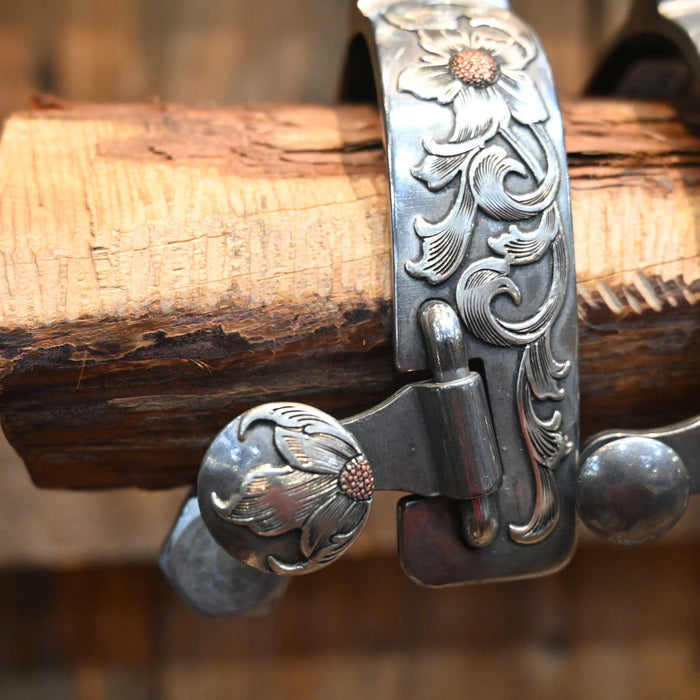 B. Anthony Lady's Silver Mounted 9pt. Spurs