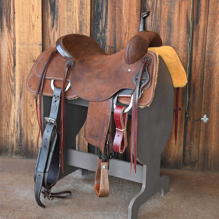 16.5" JEFF SMITH BUSTER WELCH RANCH CUTTER SADDLE