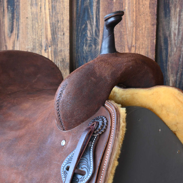 16.5" JEFF SMITH BUSTER WELCH RANCH CUTTER SADDLE