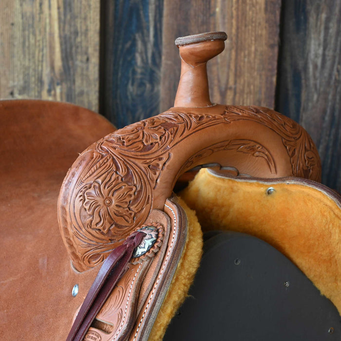 16.5" JEFF SMITH BEAU GALYEAN RANCH CUTTER SADDLE