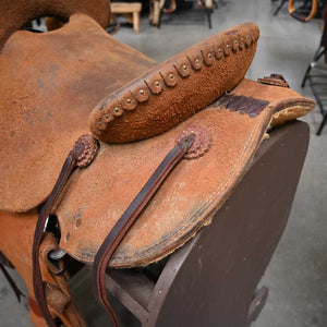 15" USED TESKEY'S STRIP DOWN RANCH SADDLE